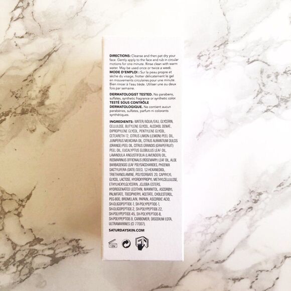 NIB Rub-a-Dub Refining Enzyme Peel Gel - Saturday Skin - Picture 8 of 11